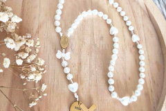 19,00 €  krunica bez kopče / 21,00 € s kopčom ~ perle 6mm i čelik