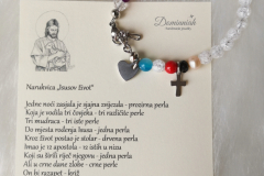 13,00 € ~ mix poludrago kamenje, kristalići i čelik