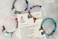 13,00 € ~ mix poludrago kamenje, kristalići i čelik