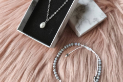 19,00  €  ~ Ogrlica, nehrđajući čelik, imitacija bisera